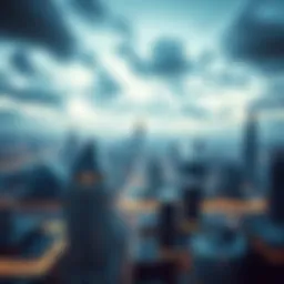 A breathtaking skyline showcasing futuristic architecture