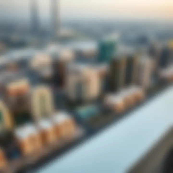 An aerial view of Dubai's vibrant real estate market