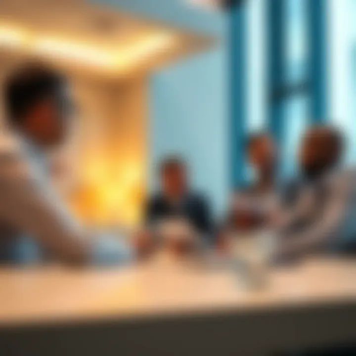 Investors discussing real estate opportunities
