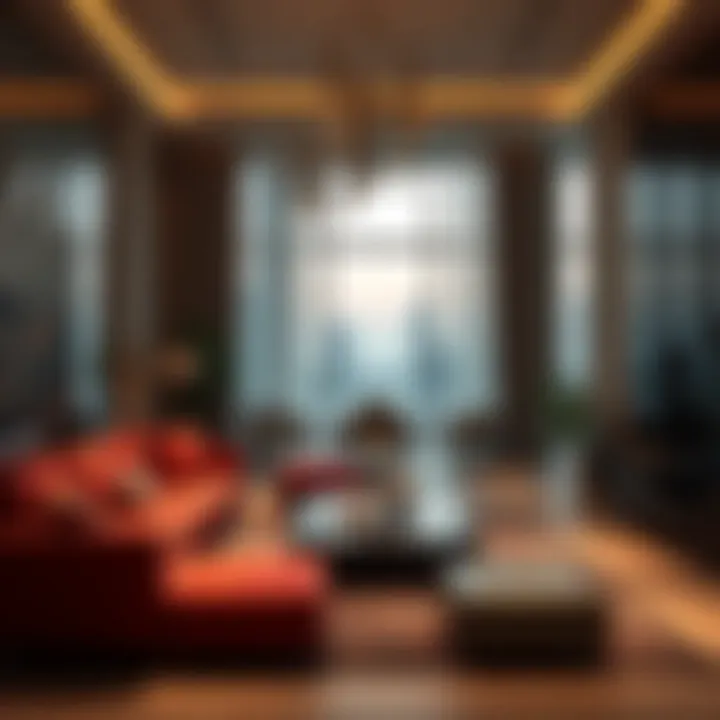 Luxurious Living Space at Emerald Court Luxurious interior of a living space in Emerald Court