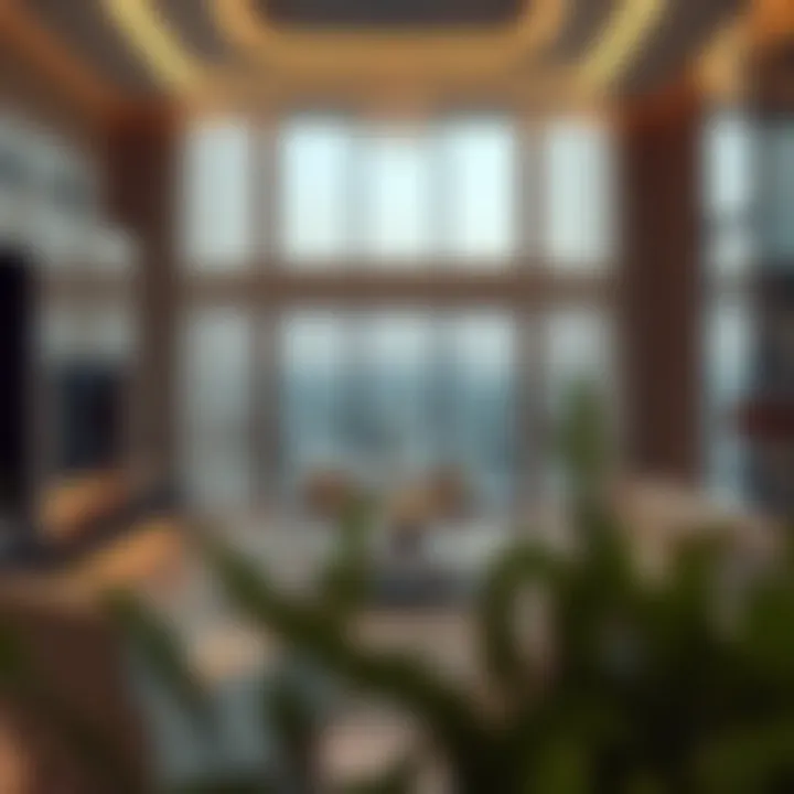 Luxury Living in Dubai: A Dream Home Luxurious apartment showcasing interior design in Dubai