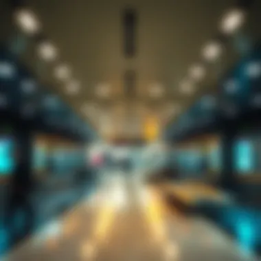 Interior Facilities of Al Rigga Metro Station Interior view of Al Rigga Metro station highlighting modern facilities