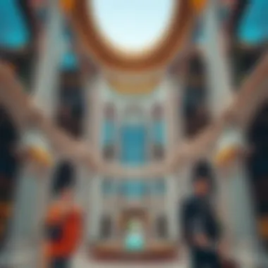 Architectural Features of Arabian Plaza Detailed architectural features of Arabian Plaza
