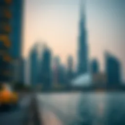 A vibrant skyline of Dubai showcasing modern architecture