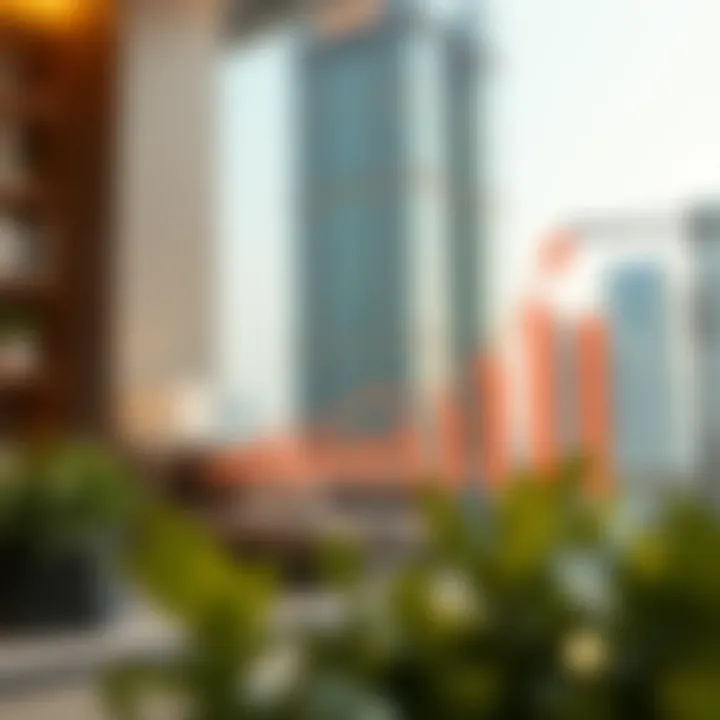Graph depicting real estate market trends in Dubai