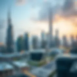 Stunning skyline view of Dubai showcasing modern architecture