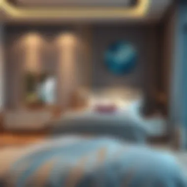 Chic Bedroom Furnishings Chic bedroom furnishings reflecting contemporary trends.