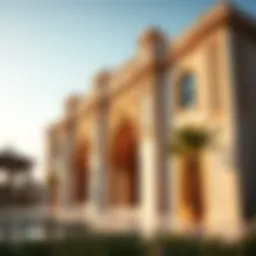 Stunning view of the Ibn Battuta Gate Residence showcasing its architectural details