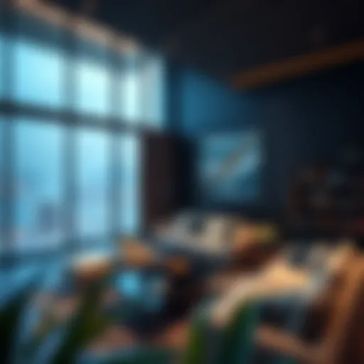 Luxury living space in Marina Suites