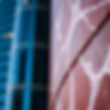 Innovative Facade: Materials Defining Nova Tower's Aesthetic Close-up imagery capturing the innovative materials used in Nova Tower's facade