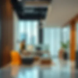 Modern office space design in Al Qusais