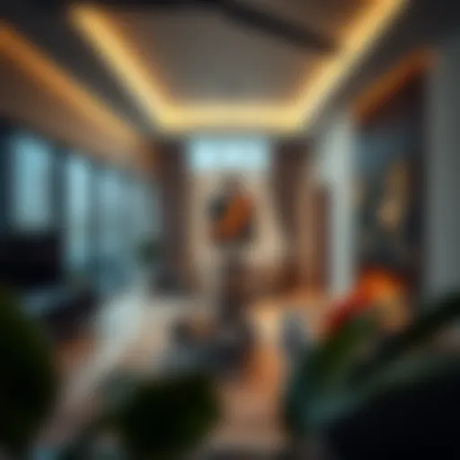 Modern one-bedroom apartment interior in Jebel Ali