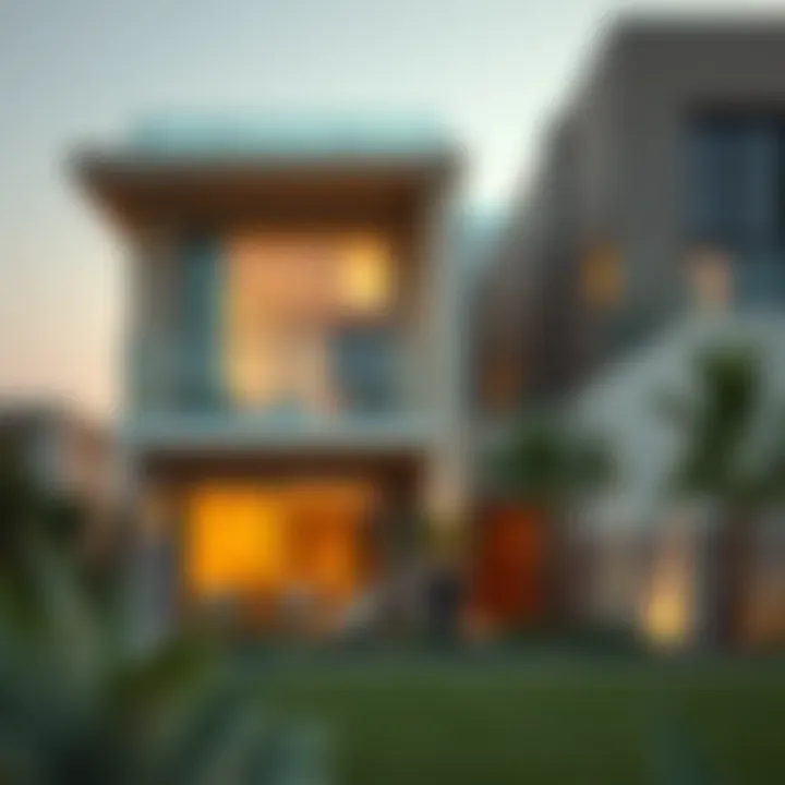 Emerging Neighborhoods: Modern Living in Dubai A modern residential property in one of Dubai's emerging neighborhoods