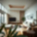 Spacious living room with natural light in a Muileh apartment