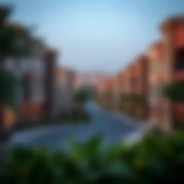 Scenic Neighborhood in Dubai Investment Park Scenic view of a neighborhood in Dubai Investment Park