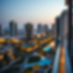 Panoramic view of Spinneys Meydan Heights showcasing luxury residences