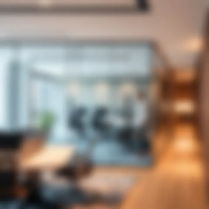 Contemporary Glass Partitions for Workspaces Innovative use of glass partitions in an office
