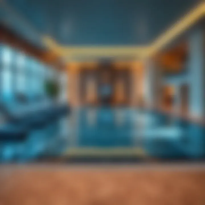 Amenities offered at Icon Deluxe Hotel Apartments including pool and gym