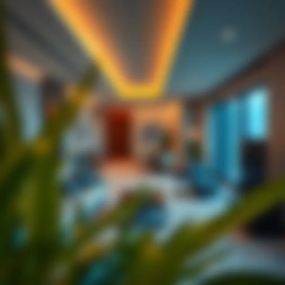 Luxurious interior of Icon Deluxe Hotel Apartments showcasing modern design