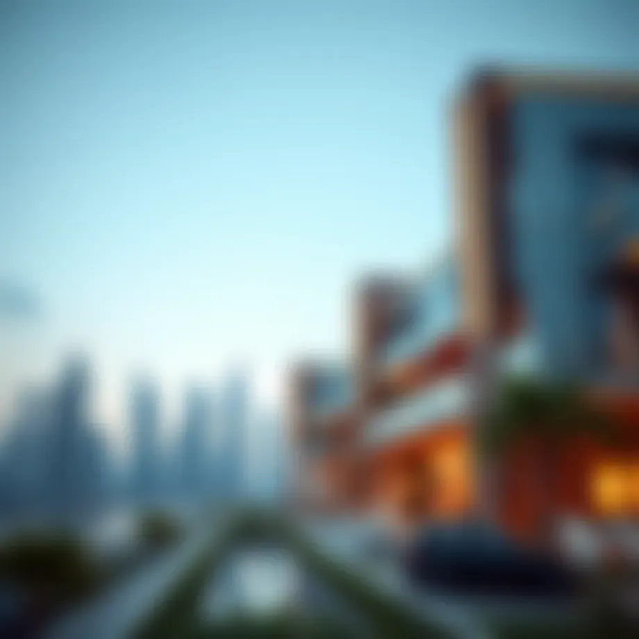 A modern skyline of Dubai showcasing luxury real estate