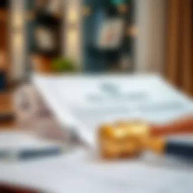 Real Estate Legal Documents A representation of legal documents and contracts related to real estate