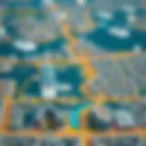 Detailed JLT clusters map showcasing distinct areas and features