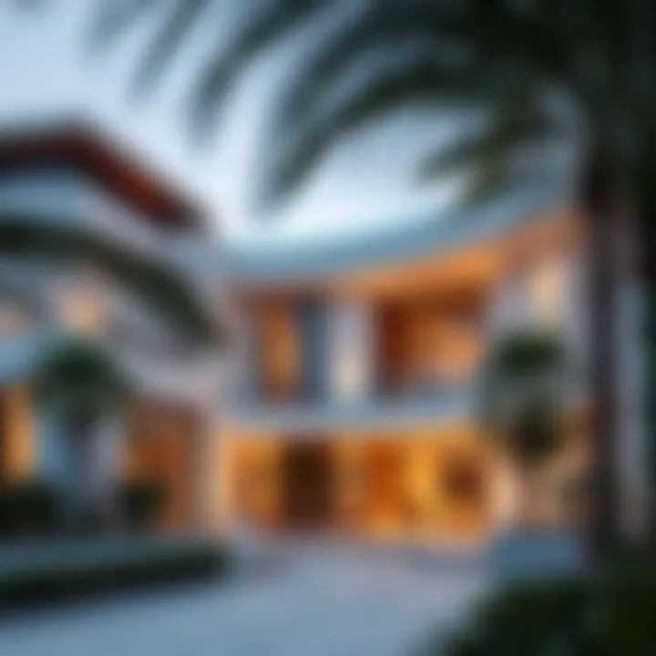 Modern architectural styles prevalent in Dubai's luxury real estate