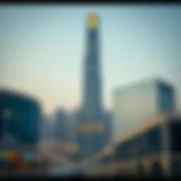 Latifa Tower on Sheikh Zayed Road in Dubai Introduction