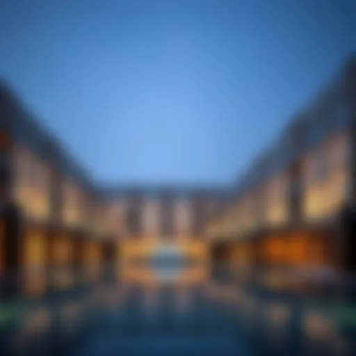 Architectural marvel of the Louvre Abu Dhabi Residences showcasing modern design