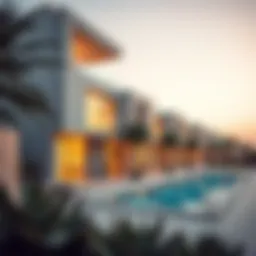 Architectural design of Luna Residence showcasing modern aesthetics