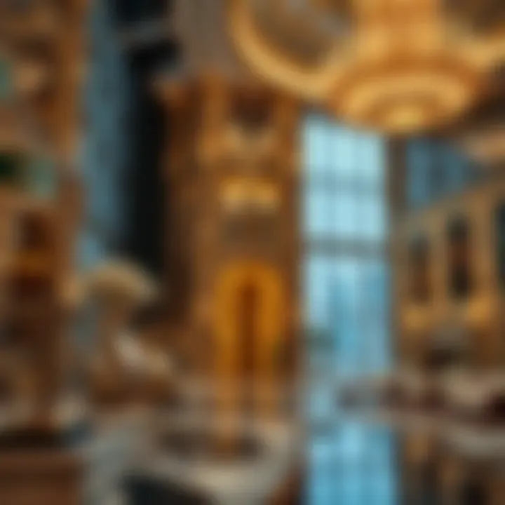 Opulence Within Palace Towers Luxurious interior of a palace tower