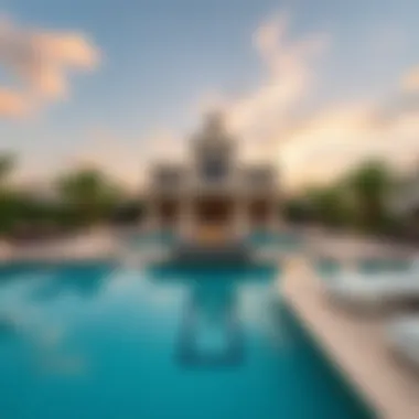 Luxury amenities surrounding Malibu Bay