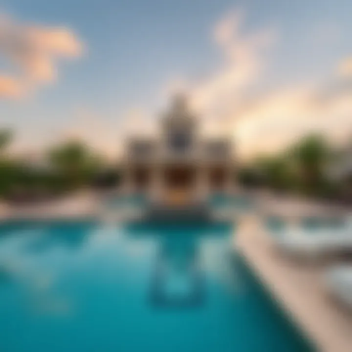 Luxury amenities surrounding Malibu Bay