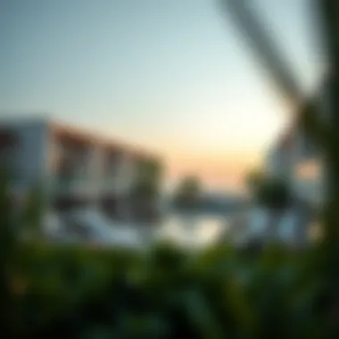 Architectural design of Malibu Bay residences