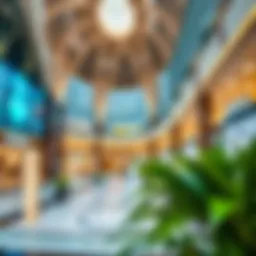 Stunning architectural design of Maryah Island Mall