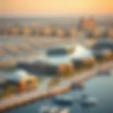 Panoramic view of Mina Jebel Ali showcasing waterfront developments