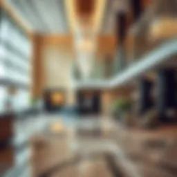 Luxurious lobby of Two Seasons Hotel & Apartments