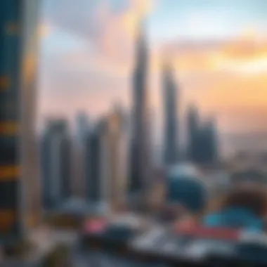 Dubai Skyline: A Modern Marvel Stunning skyline of Dubai showcasing modern architecture