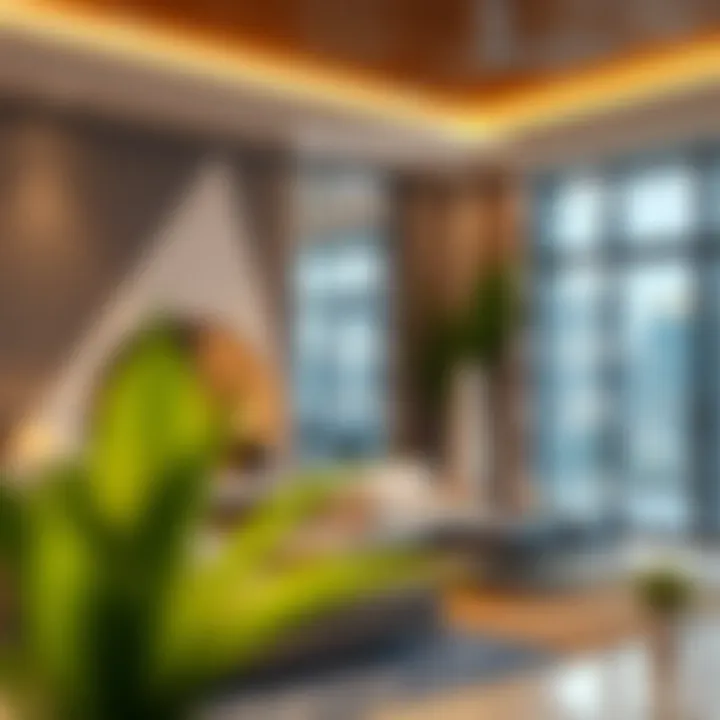 Infographic illustrating factors influencing rental prices in Dubai