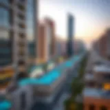 Overview of Dubai's real estate landscape highlighting rental properties